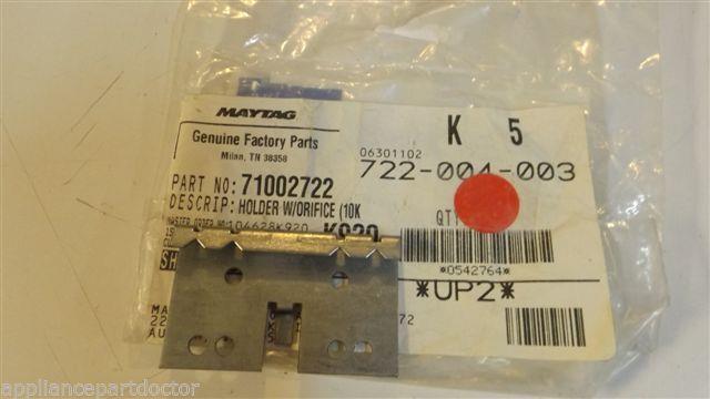 WHIRLPOOL STOVE 71002722 Holder-orf NEW IN BAG WHIRLPOOL STOVE 71002722 Holder-orf NEW IN BAG